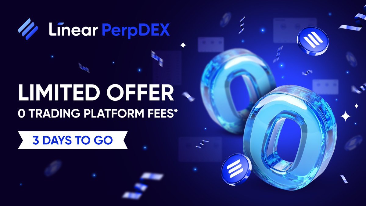 🚀 THE COUNTDOWN IS ON! 

💥 On launch: ZERO PLATFORM FEES* – that’s right, trade like a true Degen without limits, maximize those gains!

🔥 3 DAYS TO GO until the launch of our PerpDex – where legends are made.

This isn’t just trading. It’s a revolution. Are you ready to join