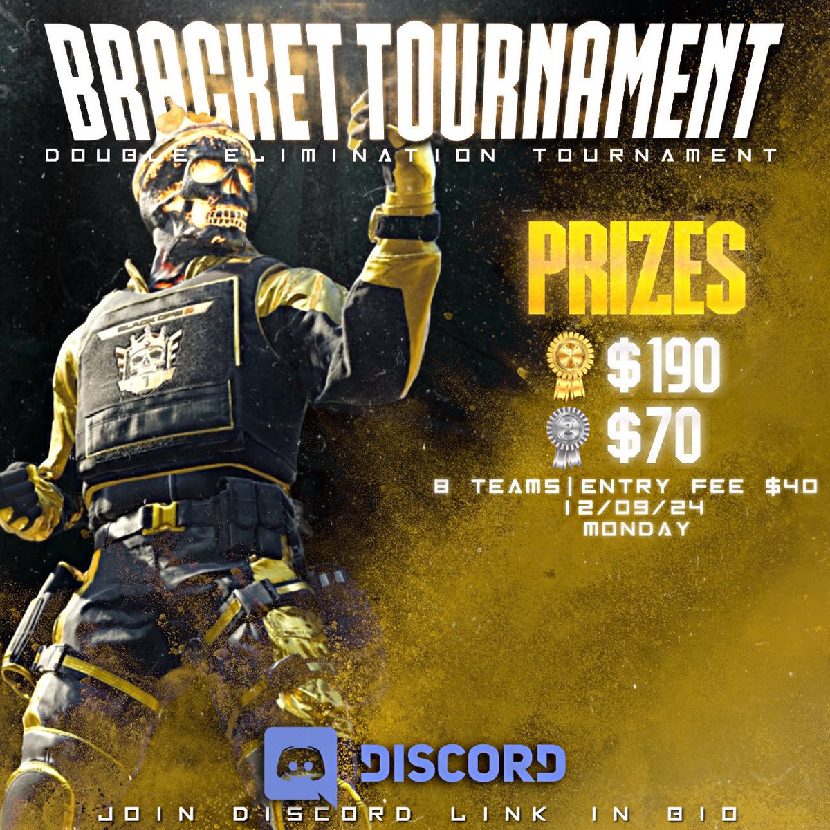 bo6syfr's tweet photo. THIS MONDAY! JOIN DISCORD TO REGISTER🔥 

https://t.co/cyviiyHstl

#cdl #cod #bo6 #callofduty https://t.co/DzKpQ9eV5S