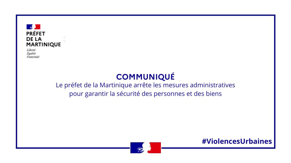 Préfet de la Martinique tweet media