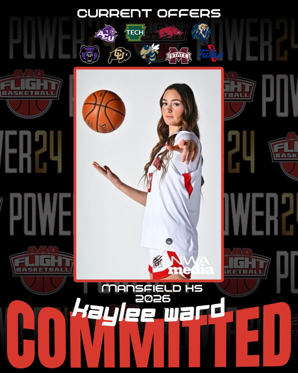 ➖17U Power 24 Roster Addition➖
2026 Kaylee Ward is committed to playing her 1st year with Flight!✍️

#FlightFam #FlyWithUs
