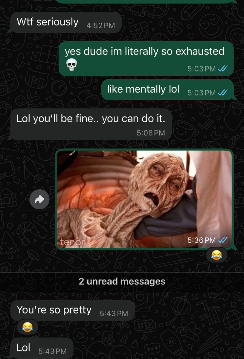 texting my boss who’s on vacation rn &amp; ihih 🥲