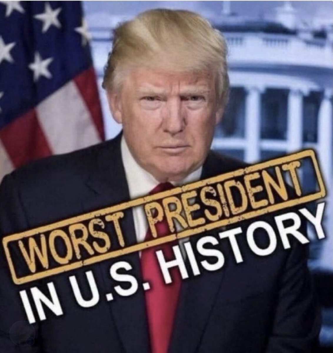 AZ_Brittney's tweet photo. Worst President Ever! 

Who agrees? 🖐️ https://t.co/I0lJAmVUK1