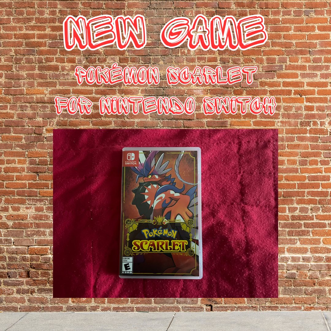 aninactivewall1's tweet photo. Today I got three new games for my #Nintendo Switch OLED: Pokémon Scarlet, The Legend of Zelda: Breath of the Wild, and Animal Crossing: New Horizons.

#AnInactiveWall1 #Pokémon #NintendoSwitch #eSports #Gaming #VideoGaming https://t.co/dtyxX28NvQ