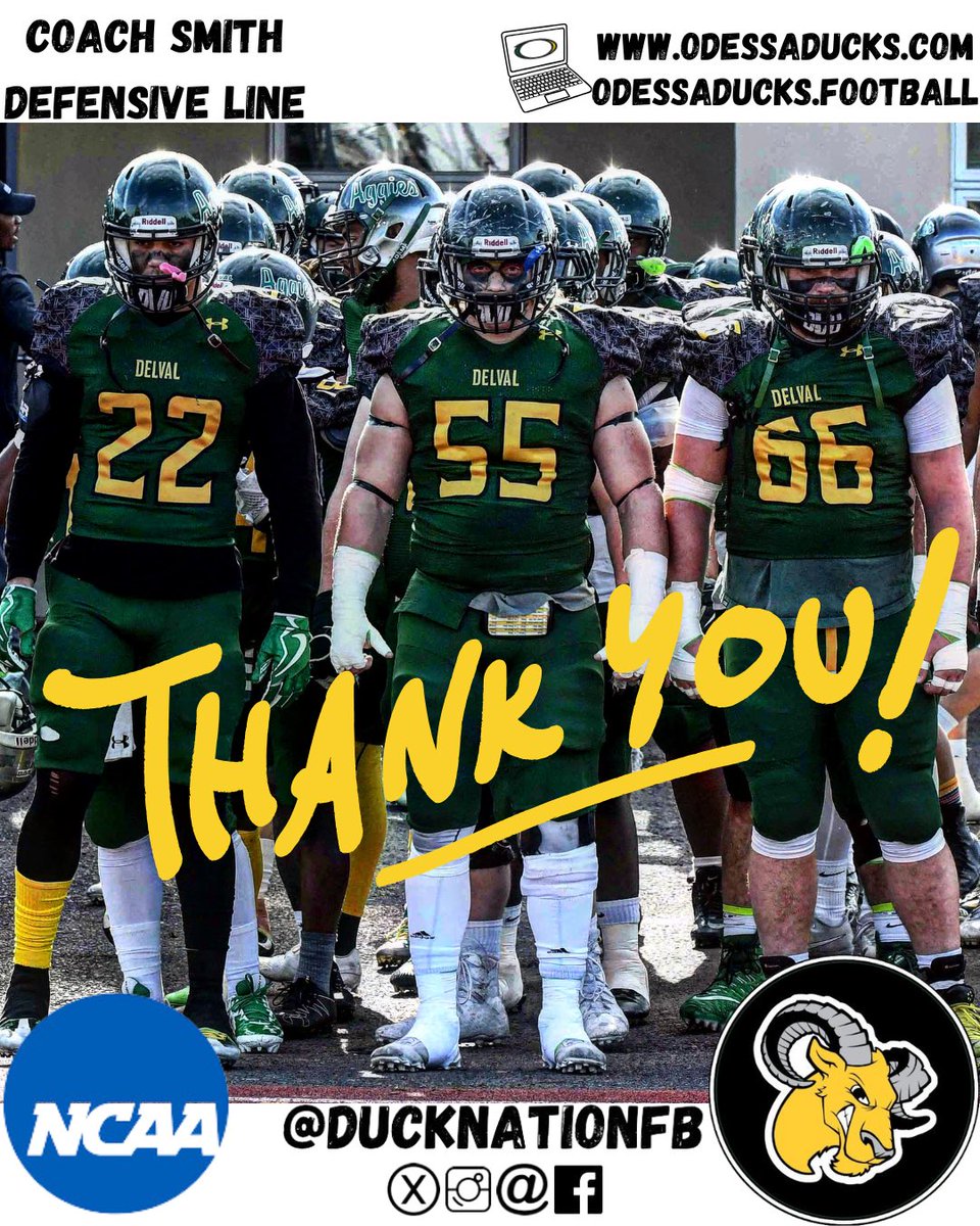 ODESSA DUCKS FOOTBALL (@ducknationfb) on Twitter photo Welcome to The Pond 🛶 <a href="/DVUfootball/">Delaware Valley University Football</a> <a href="/DVUAggies/">DelVal Athletics</a> <a href="/appoSDathletics/">ASD Athletics</a>
LEGACIES START HERE.
WHAT’S IMPORTANT NOW‼️
🟡 #GoDucksGo | #ThePond | #WIN 🟢 Welcome to The Pond 🛶 <a href="/DVUfootball/">Delaware Valley University Football</a> <a href="/DVUAggies/">DelVal Athletics</a> <a href="/appoSDathletics/">ASD Athletics</a>
LEGACIES START HERE.
WHAT’S IMPORTANT NOW‼️
🟡 #GoDucksGo | #ThePond | #WIN 🟢