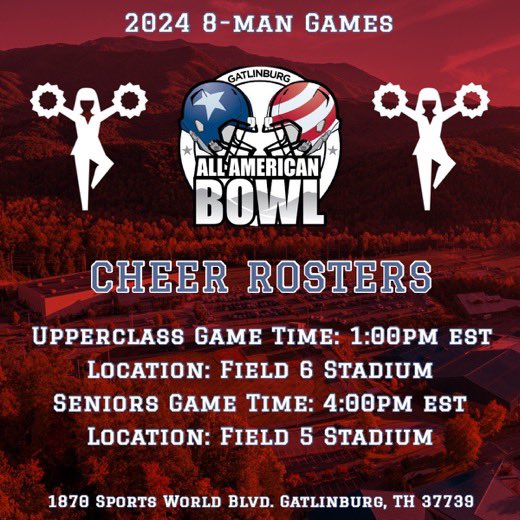 northside_lions's tweet photo. NSL cheer will be well represented at @GatlinburgBowl  with Annslee, Kora &amp; Madison! https://t.co/UIlPSsKkBU