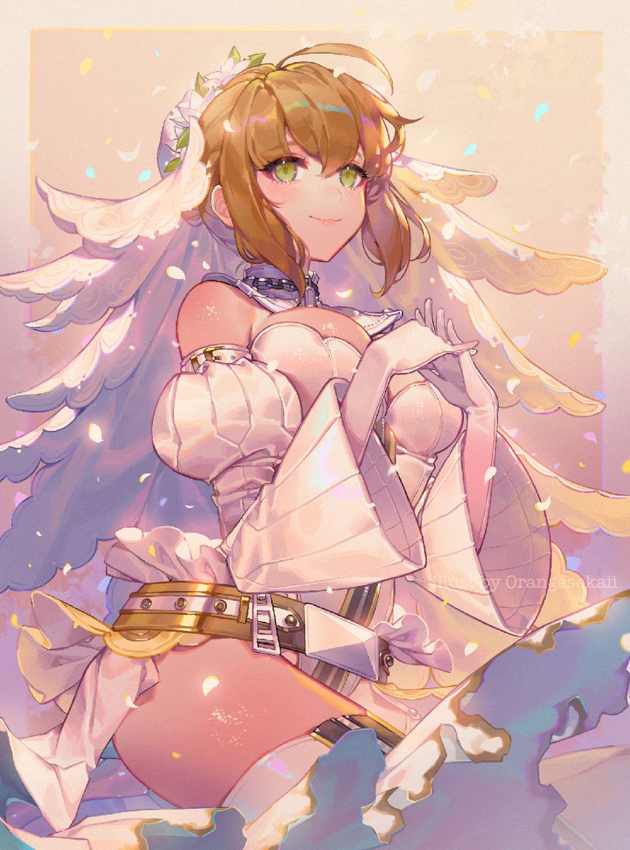 orangesekai1's tweet image. ネロ・クラウディウス〔ブライド〕
#FGO