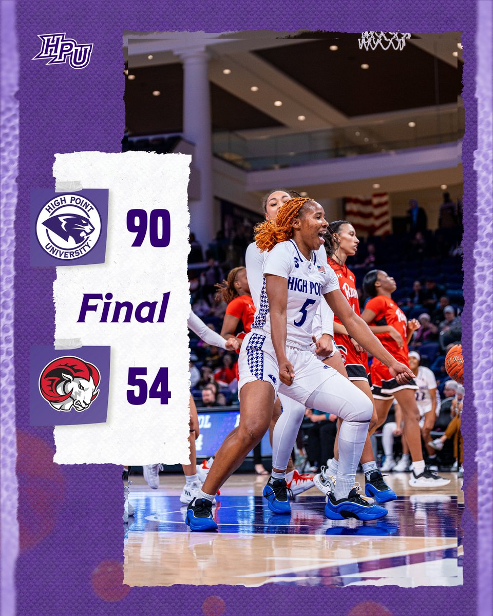 HPUWBB's tweet photo. Back in the WIN column ✔️

#H3U x #GoHPU https://t.co/2ixLnJuZIW