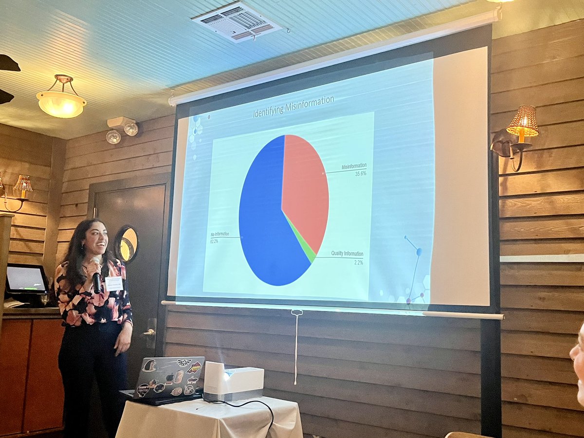 AntoshDD's tweet image. Wow to a fantastic #HGOS resident research night featuring our own @komal_sharma_29 presenting on misinformation of #laboranddelivery TikTok videos. Very enlightening how few videos are done by medical professionals @HMethodistGME