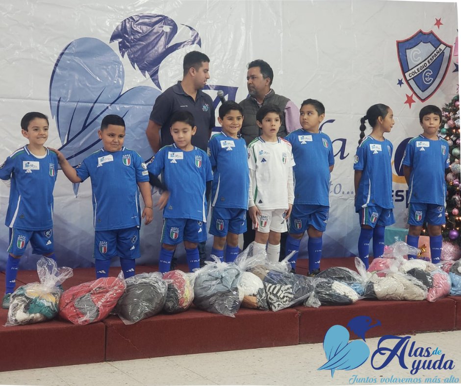 Agradecemos los alumnos de fútbol de Colegio España Jardines, por su apoyo esencial a quienes más lo requieren en estos momentos de unión.
#AlasDeAyuda #AyudemosaAyudar #DonaParaAyudar #ColegioEspaña #UNES #Durango