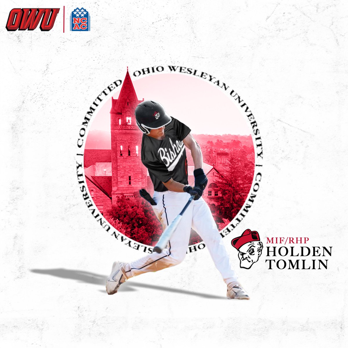 I am proud to announce my commitment to Ohio Wesleyan University for baseball!! Thankful for the opportunity!! #RollShops ⚾️💫