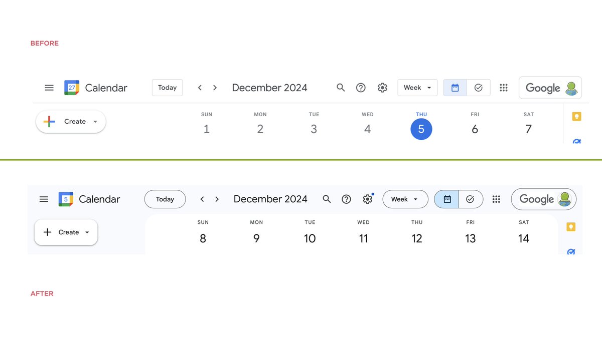Google Calendar "redesign"
how big was the team that debated &amp; rolled this out + for how many months?