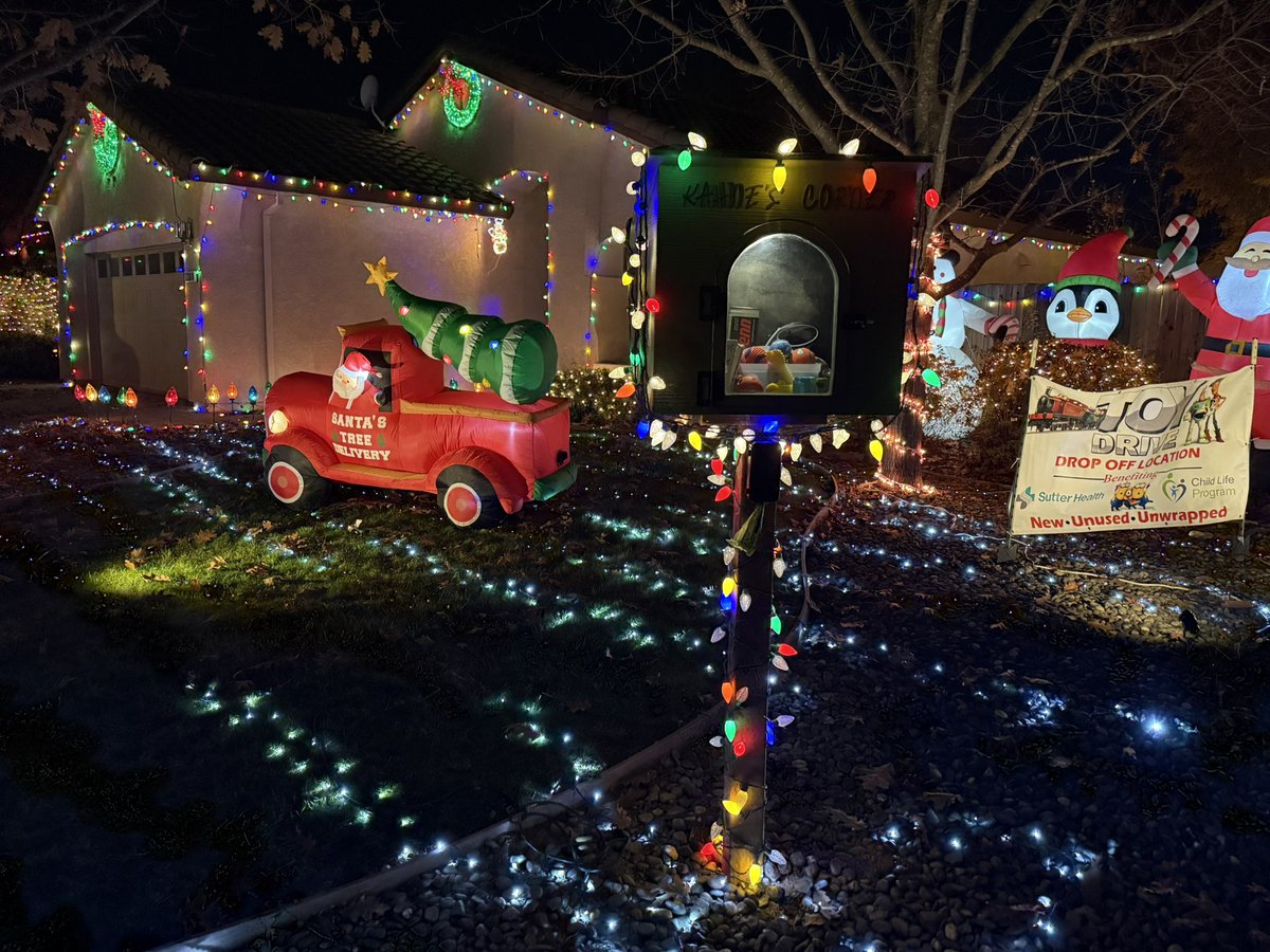 Love this time of year when we constantly get kind hearted neighbors dropping toys off for our <a href="/SutterHealth/">Sutter Health</a> Toy Drive! 

We still have two weeks ppl!