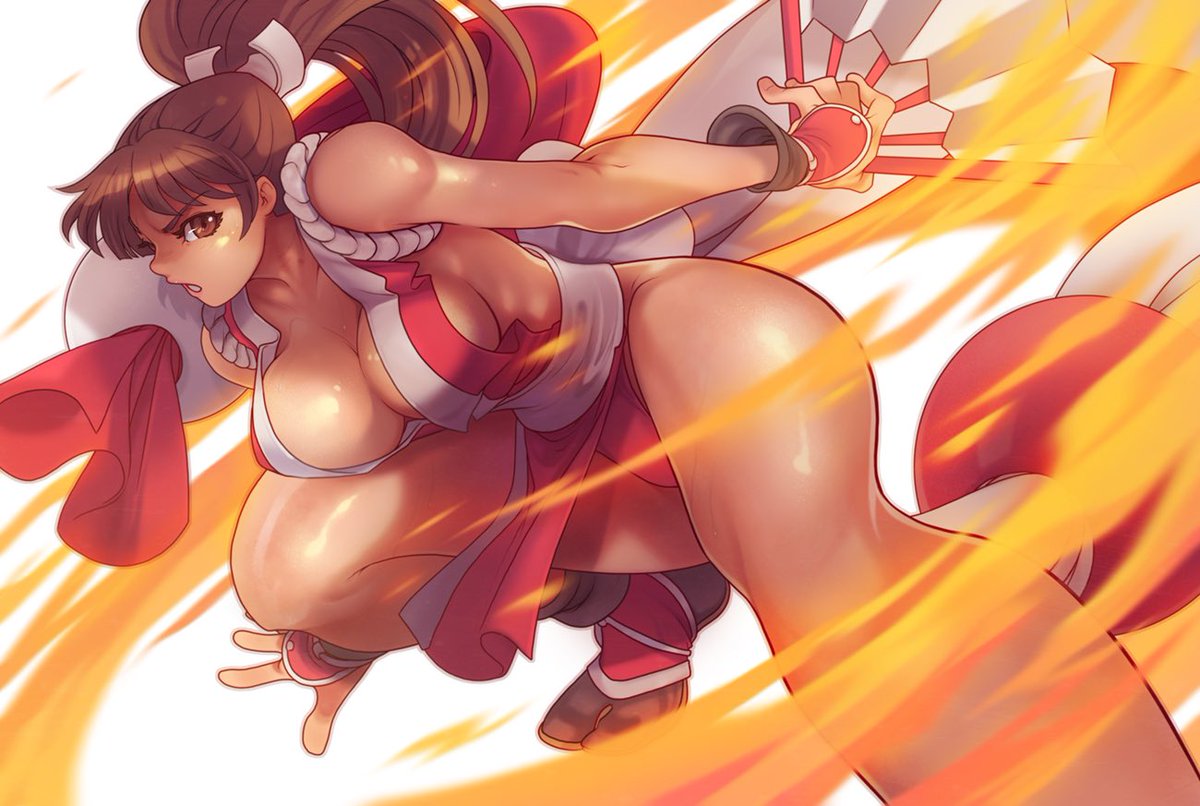 不知火舞 「Mai Mai Mai, what do we have here #stree」|Edwin Huangのイラスト
