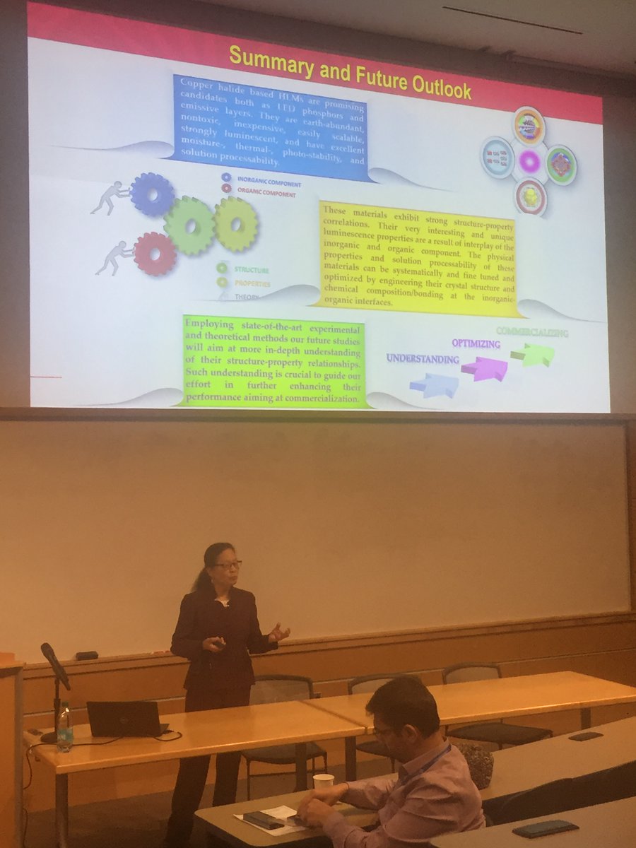 OUChemBiochem (@ouchembiochem) on Twitter photo Prof Jing Li (<a href="/RutgersChem/">Rutgers University, Chemistry & Chemical Biology</a>) received the distinguished Karcher Honorary Lectureship at <a href="/OUChemBiochem/">OUChemBiochem</a> <a href="/UofOklahoma/">University of Oklahoma</a>, invited by Dr Bayram Saparov. Her talk <Hybrid Copper Halides: Designer Materials for Solid-State Lighting Technology> showed amazing design & application in LED. Prof Jing Li (<a href="/RutgersChem/">Rutgers University, Chemistry & Chemical Biology</a>) received the distinguished Karcher Honorary Lectureship at <a href="/OUChemBiochem/">OUChemBiochem</a> <a href="/UofOklahoma/">University of Oklahoma</a>, invited by Dr Bayram Saparov. Her talk <Hybrid Copper Halides: Designer Materials for Solid-State Lighting Technology> showed amazing design & application in LED.