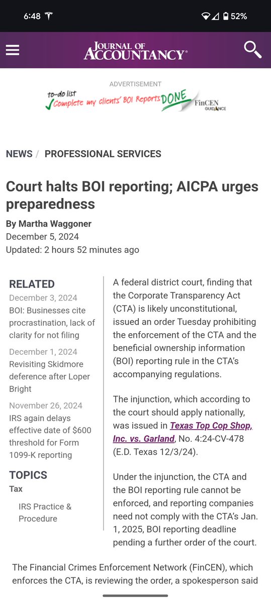 PaulKSilverberg's tweet photo. Great news for business privacy and State versus Federal powers. #privacy #businesstips https://t.co/JIFjBBPetY