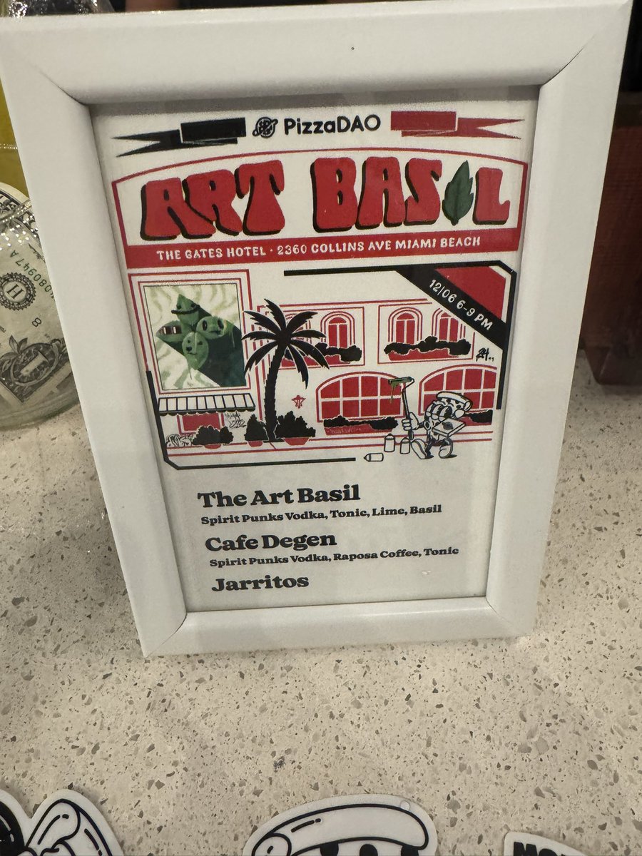 R0L0ox's tweet photo. Just hanging out at the Art Basel event, Gates Hotel at the PizzaDao event.
#PizzaonETH
#Goonz
#Rebud https://t.co/RKq3epem9l