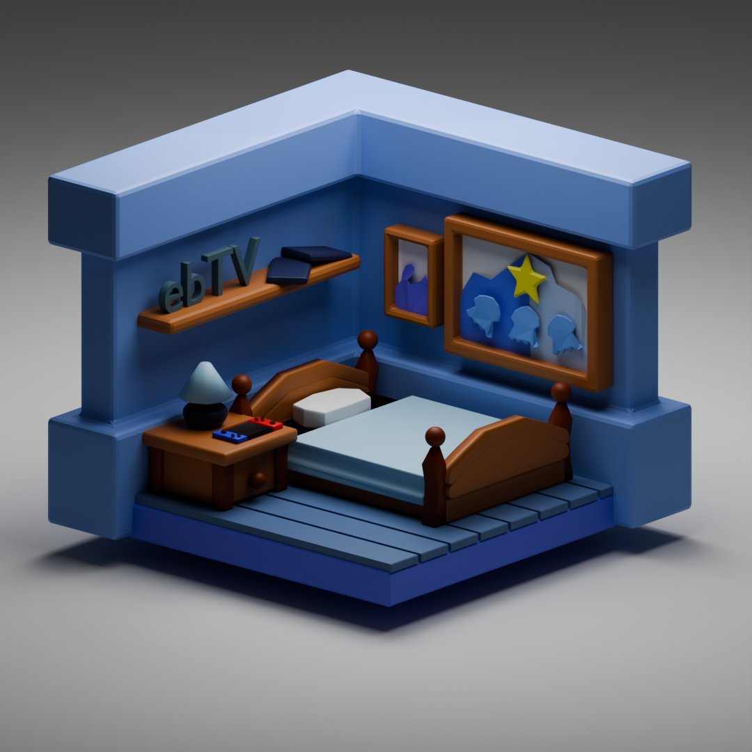 J'ai enfin commencé Blender mais finalement j'ai fait le tutoriel un peu à ma sauce... 🐙 🦑 🔫 
(le logo Avalanche style collage papier 🥺)