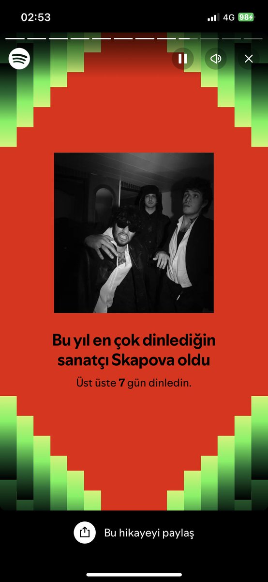 julideolsunn's tweet photo. Üst üste 7 ay dinlesem yine sıkılmam bu grup benim kendime acı çektirebilmemi sağlıyor djdjje https://t.co/llzfC8GrQA