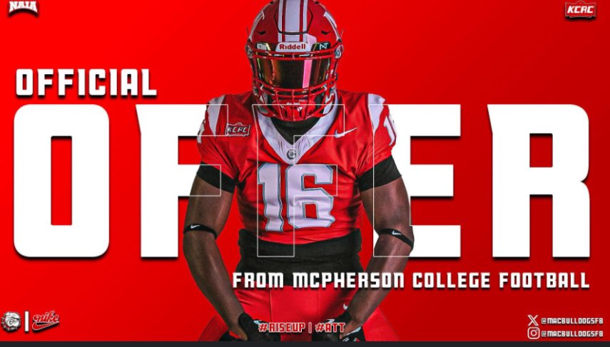 Clinton cobin (@clinton_cobin) on Twitter photo I am blessed to have received my 4th offer from McPherson college <a href="/CoachKRocheford/">Kenton Rocheford</a> <a href="/MAC_Bulldogs/">McPherson Athletics</a> I am blessed to have received my 4th offer from McPherson college <a href="/CoachKRocheford/">Kenton Rocheford</a> <a href="/MAC_Bulldogs/">McPherson Athletics</a>