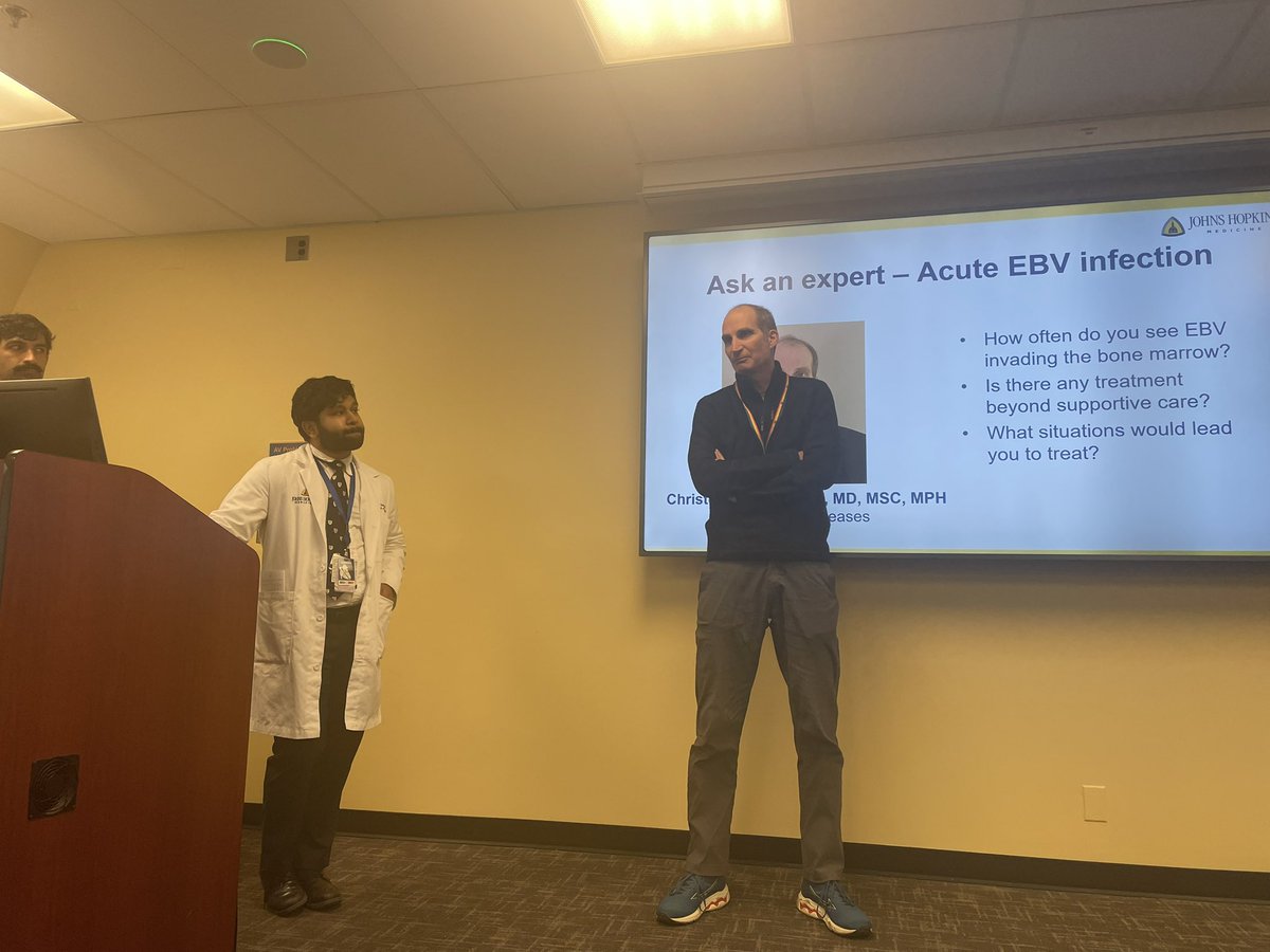 The Osler Medical Residency (@oslerresidency) on Twitter photo A 🙌🏽 Fri in the Osler Medical Residency! A fantastic Image of Osler at <a href="/JHHGrandRounds/">Hopkins Medical Grand Rounds</a> by #Strongcope ACS <a href="/KiernanMd/">ElizabethKiernanMD</a> of disseminated MAI…then Osler Grand Rounds at noon with the #Janeway dynamic duo of @edgomes & <a href="/kashyapkoul/">kashyap koul</a> -a case of acute EBV with expert alum discussants ❤️ A 🙌🏽 Fri in the Osler Medical Residency! A fantastic Image of Osler at <a href="/JHHGrandRounds/">Hopkins Medical Grand Rounds</a> by #Strongcope ACS <a href="/KiernanMd/">ElizabethKiernanMD</a> of disseminated MAI…then Osler Grand Rounds at noon with the #Janeway dynamic duo of @edgomes & <a href="/kashyapkoul/">kashyap koul</a> -a case of acute EBV with expert alum discussants ❤️