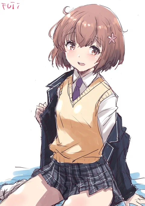 ブレザー雪風ちゃんメガネ有りオプション対応 