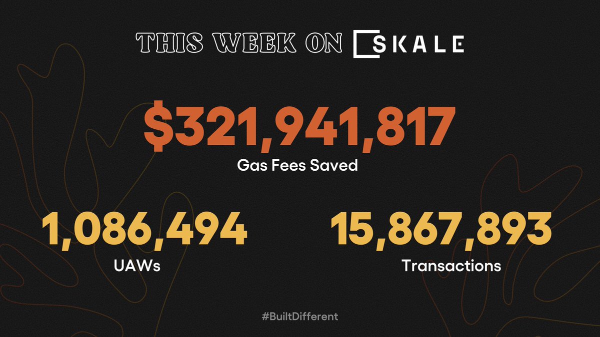 SkaleNetwork's tweet photo. Your favorite hypothetical L1 could never 😉 https://t.co/tlYqYvbIa4