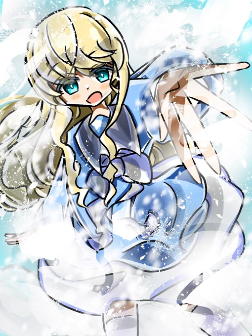 そんな冬が大好きなうち ぜひ、私の寒色系イラスト見てください!