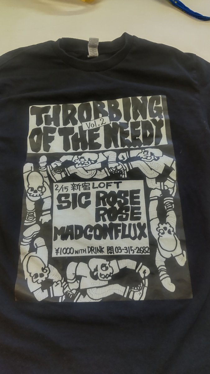 INUIROCKET's tweet photo. SIC johnさんに頂いたお気に入りリメイクTシャツ☠️
#SICREUNION
#ROSEROSE
#MADCONFLUX https://t.co/wx9UD4UF8L