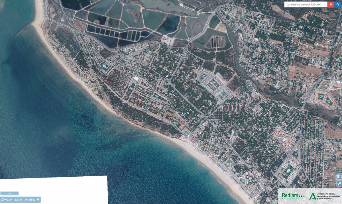 PAISAJE_lab's tweet image. Costa de Chiclana (Cádiz) en 1956 y ahora