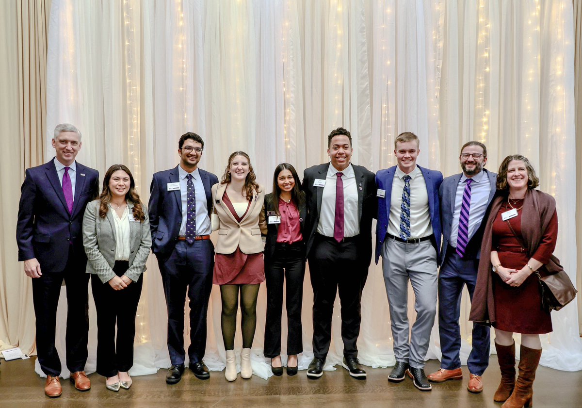ECUChancellor's tweet photo. I thoroughly enjoyed attending @ecuadvancement’s Leo Jenkins Society luncheon yesterday. 💜

It was wonderful to meet with many of the university’s remarkable donors, scholarship recipients, and members of the Jenkins family. 

What an inspirational group of #Pirates! 🏴‍☠️ https://t.co/buURn4FOe7