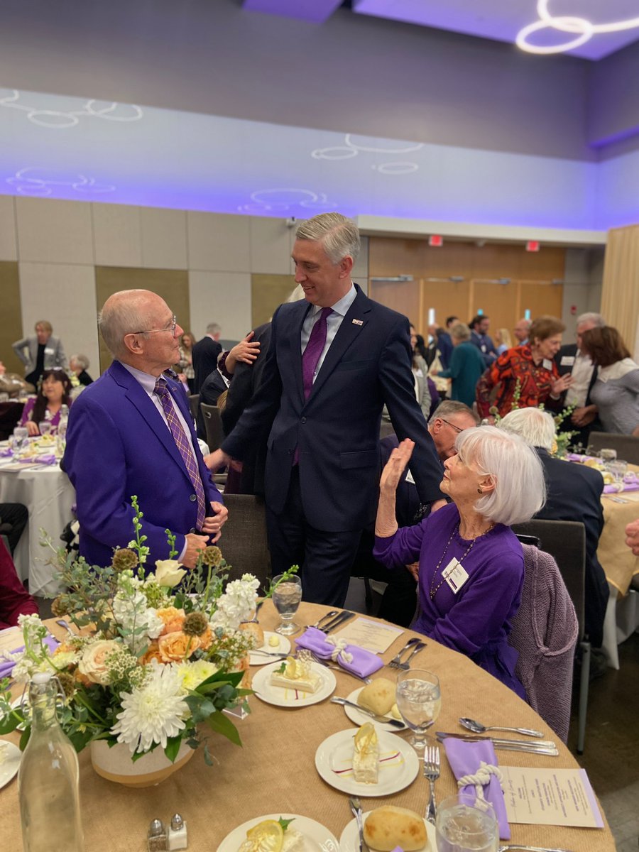 I thoroughly enjoyed attending @ecuadvancement’s Leo Jenkins Society luncheon yesterday. 💜

It was wonderful to meet with many of the university’s remarkable donors, scholarship recipients, and members of the Jenkins family. 

What an inspirational group of #Pirates! 🏴‍☠️