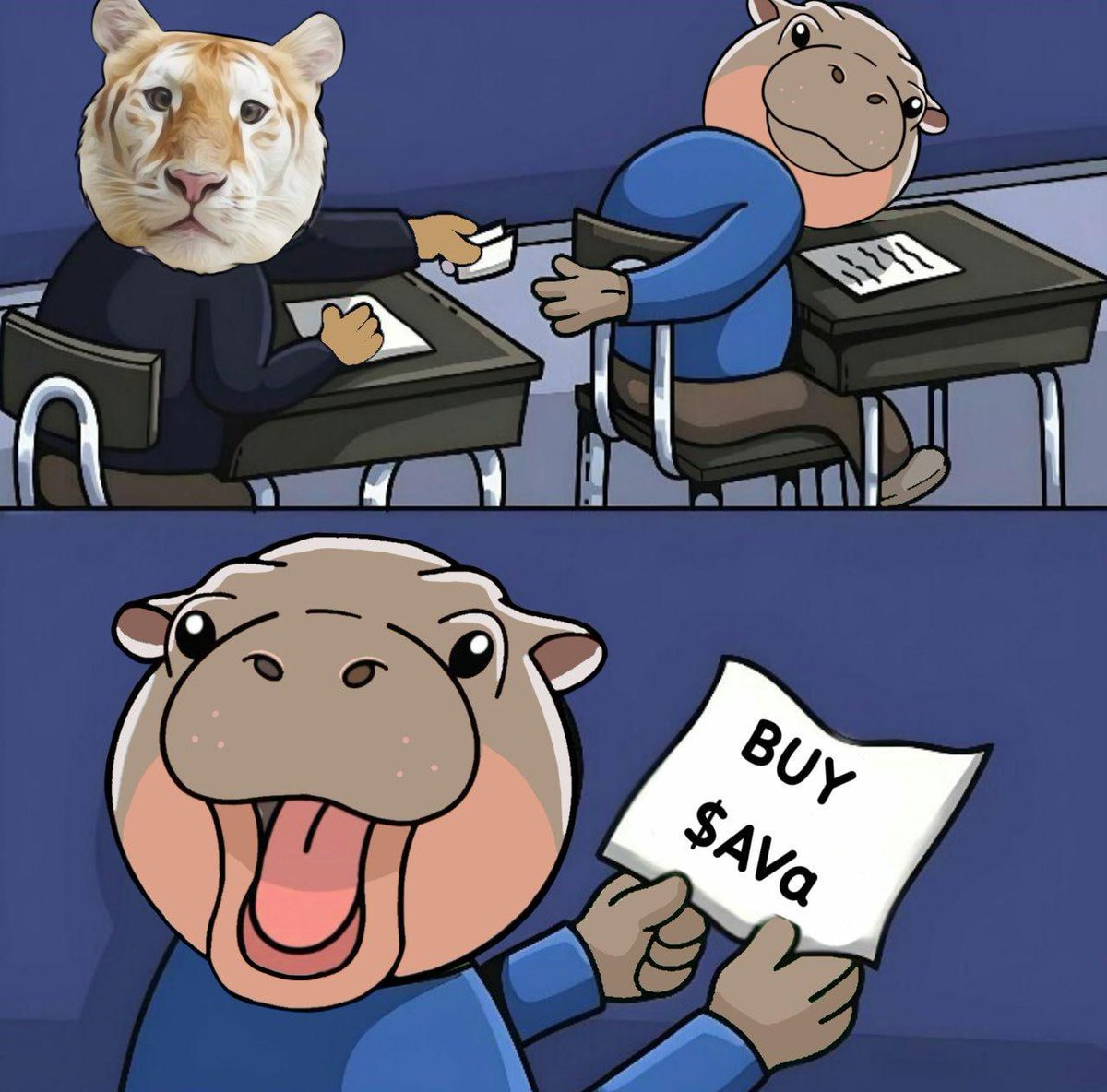 Avacutetiger🐯 (@avathecutetiger) on Twitter photo <a href="/krakenpro/">Kraken Pro</a> People always mentioning about Moodeng, why not Ava🐯? a friend of Moodeng🦛
#ava #viraltiger #memecoin <a href="/krakenpro/">Kraken Pro</a> People always mentioning about Moodeng, why not Ava🐯? a friend of Moodeng🦛
#ava #viraltiger #memecoin
