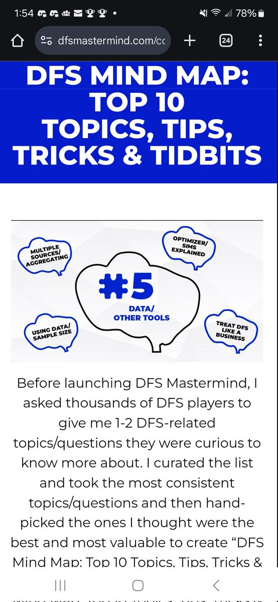 BeetleBaineDFS's tweet photo. @ToeTagginTambo already has so much amazing content up and keeps putting more out there. He really dives into process refinement and I can't wait for my 1 on 1! #DFSMasterMind https://t.co/xOBLk05JnK
