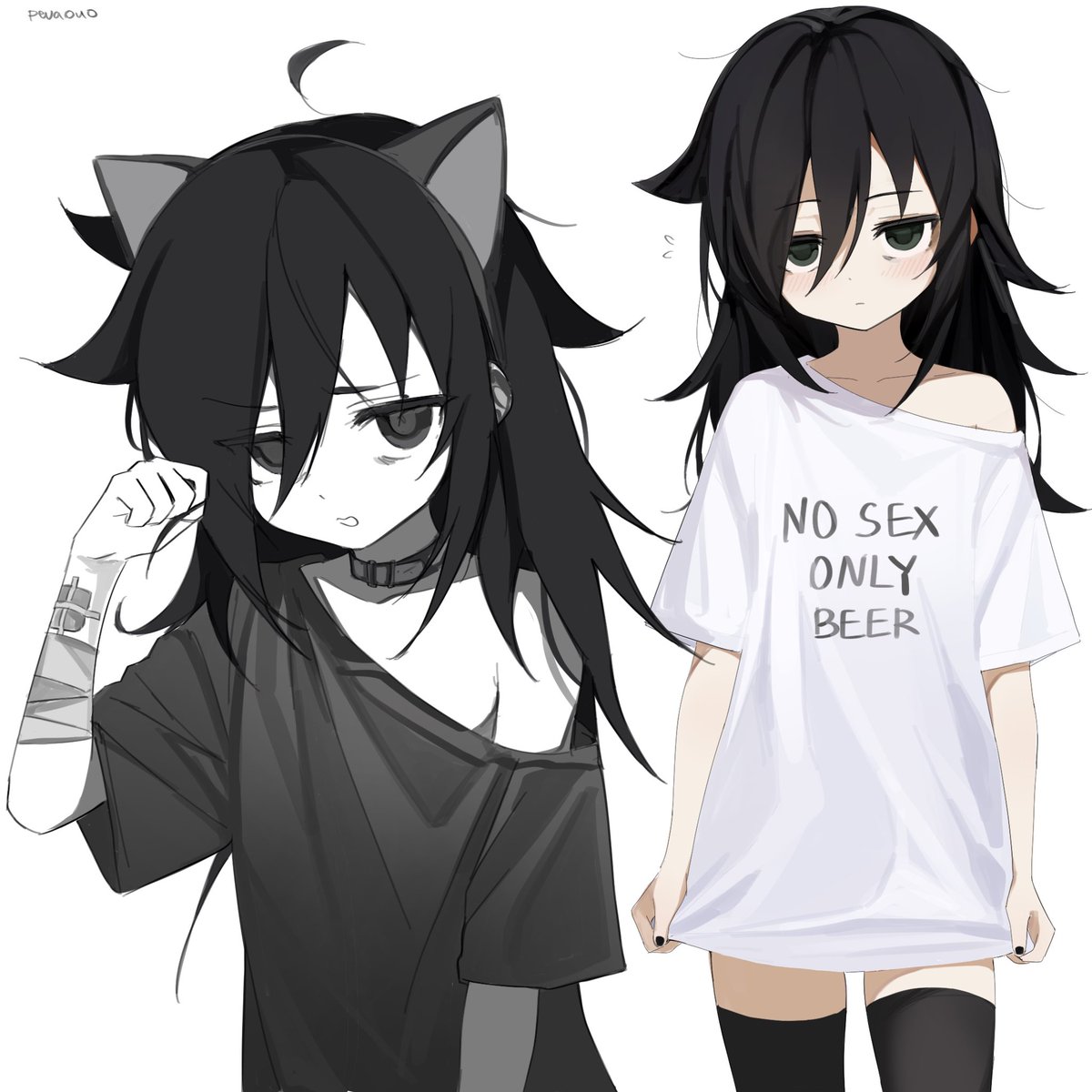 pevaouo's tweet photo. #わたモテ #TomokoKuroki #Watamote 
Only beer;) https://t.co/Qtx4r7OAyA