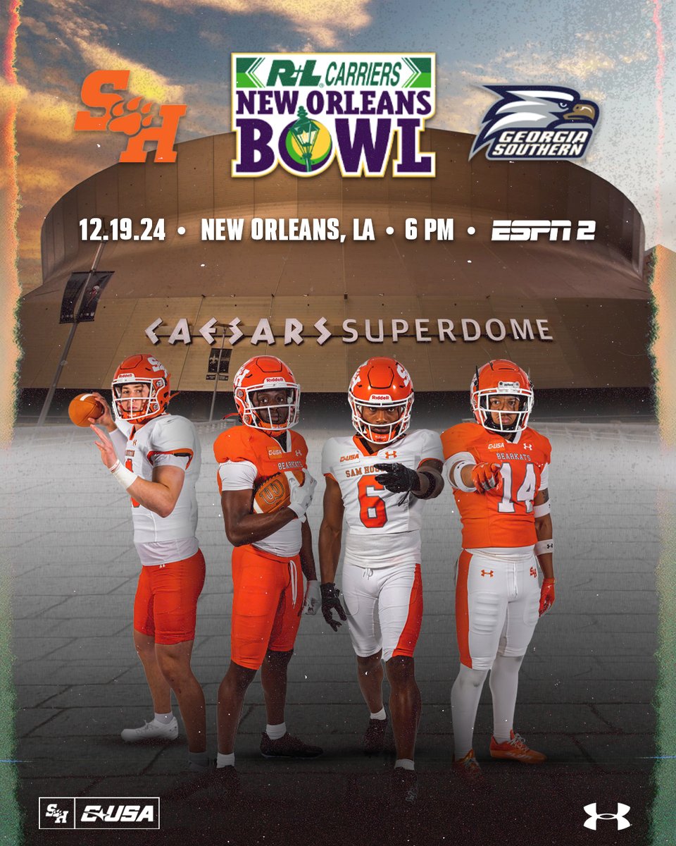 Laissez les bons temps rouler!  Let the good times roll!  

Bearkats are headed to New Orleans!

bit.ly/4gnjyJb