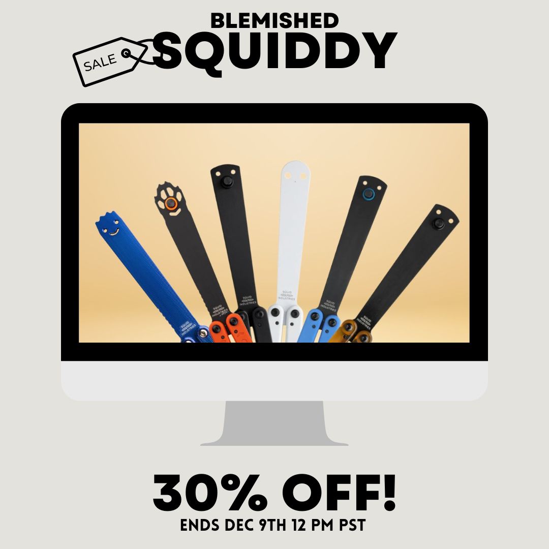 SquidIndustries's tweet photo. 72 Hours left on our Cyber Week Sale!

From now until December 9th, enjoy up to 30% off already discounted blemished trainers in our Calamari Clearance section
 
Discount automatically applied at checkout

https://t.co/ZEIXlXCaev
https://t.co/8DbJRGPBqZ https://t.co/Hk8cYKsafB