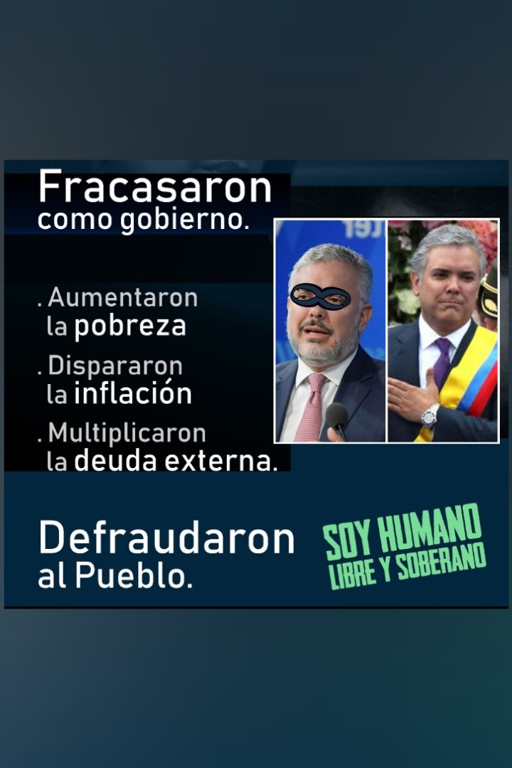 Iván Duque. El peor presidente que haya tenido Colombia en toda la historia.