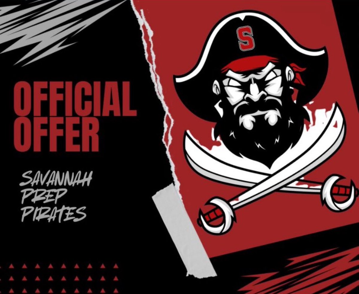 All glory to the man above, I am blessed to receive an offer from @SavPrepPirates. Thank you to <a href="/DibbleTj/">TJ Dibble</a> and <a href="/JDib71/">JasonDibble</a>, the <a href="/LDBellFootball/">L.D. Bell Football</a> coaches.