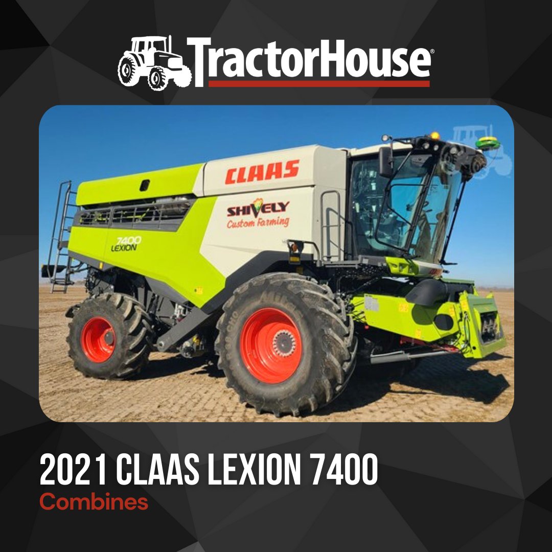 TractorHouse's tweet image. This 2021 CLAAS LEXION 7400 is for SALE on #TractorHouse!🔥

View the combine here➡️ow.ly/cpO250Um2VV

💰$285,000
✅One Owner 
✅375 HP
✅Low Hour, Clean Combine

#TractorHouse #Combines #FarmEquipment #Claas