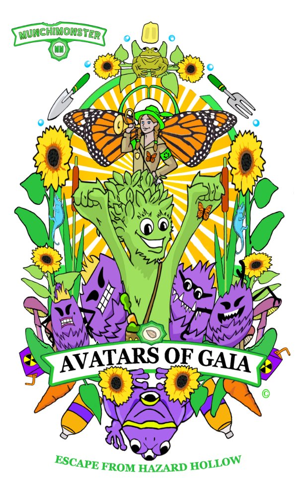 munchimonster's tweet photo. 🌱'Avatars of Gaia Escape From Hazard Hollow' is an adventure chapter book that instills concepts of sustainability, teamwork and healthy foods, 8-14yrs. Dare to enter the portal... #avatarsofgaia #tweens #tweenager #tweengirl #MAHA #teacherlife @shaunmmaguire #environment @NicoleShanahan
 #animals  @RepThomasMassie #comic #cartoon #gamergirls @curtisbrownUE @CurtisBrownLtd
 @curtisbrownaus #BooksMakeGreatGifts #organic #HarryPotter  @GrandCanyonNPS @JoshuaTreeNPS
 #trees #butterfly #homeschool #gardening #etsyshop   https://t.co/jyTFjN4h6C