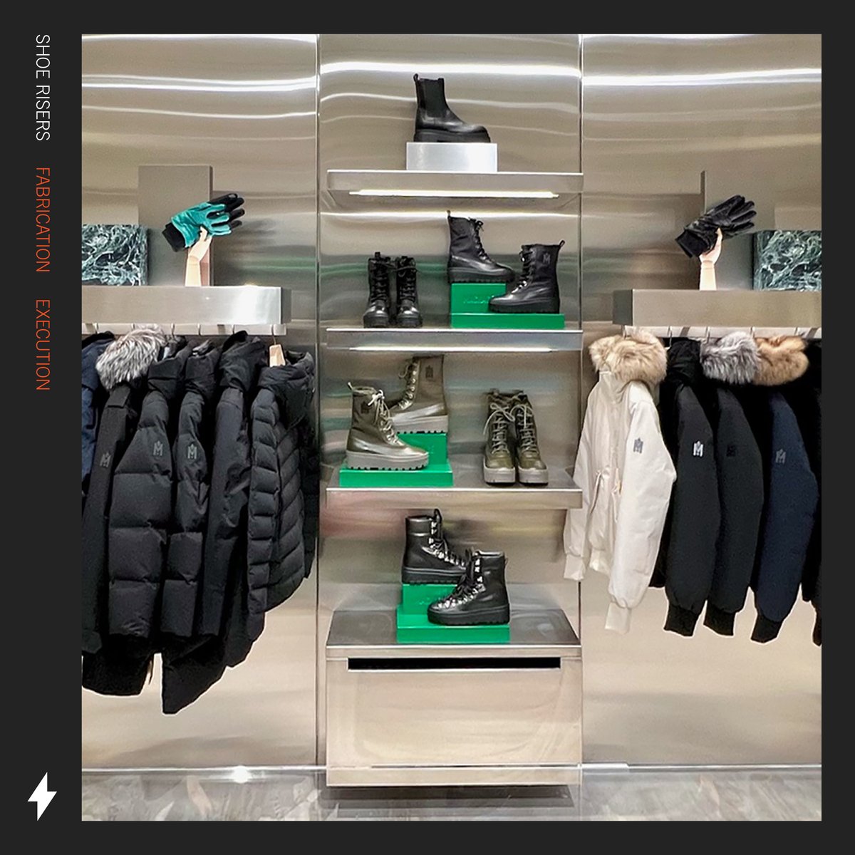 centralstnTO's tweet photo. What happens when creativity meets couture? 

Our new partnership with Mackage! For the grand opening of their Royal Mount store, we helped them dream up these beautiful windows and in-store elements. We can’t wait to keep creating with them. https://t.co/4lkuEbfxMn