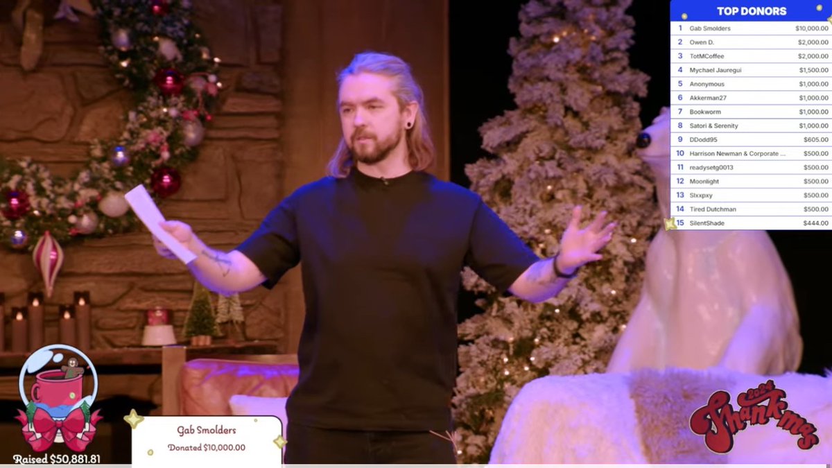 jacksepticeyepr's tweet photo. GAB DONATED 10K TO JACKSEPTICEYES THANKMAS! #thankmas2024 https://t.co/WAhFYq31JY
