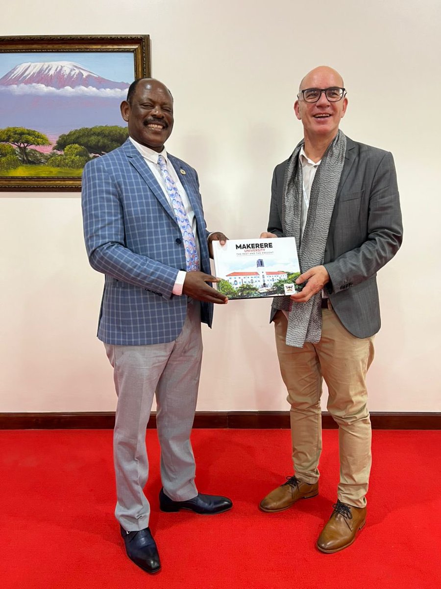 Today I received Prof. Stefan Lang from the University of Strasbourg, Secretary General of the CIVIS Group of European universities. We discussed opportunities for enhancing collaboration between University of Strasbourg, Makerere University and CIVIS, particularly on PhD