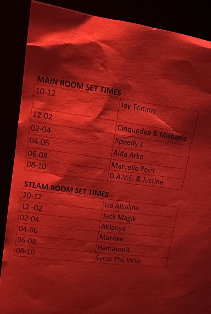 Here you go! Proper techno from my opening set @ FOLD 💣 Loved to see so many familiar faces this year at the Hydraulix Party in London. ❤️

Check out the music on my SoundCloud

Huge thanks to all the crew involved with this OUTSTANDING event! :)))