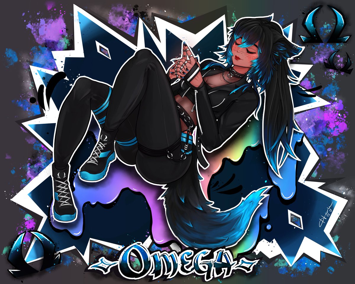 Thank you again <a href="/HarleFang/">Harle // Comms Open</a> for the wonderful piece!  I love how they came out in this 

#VRChat