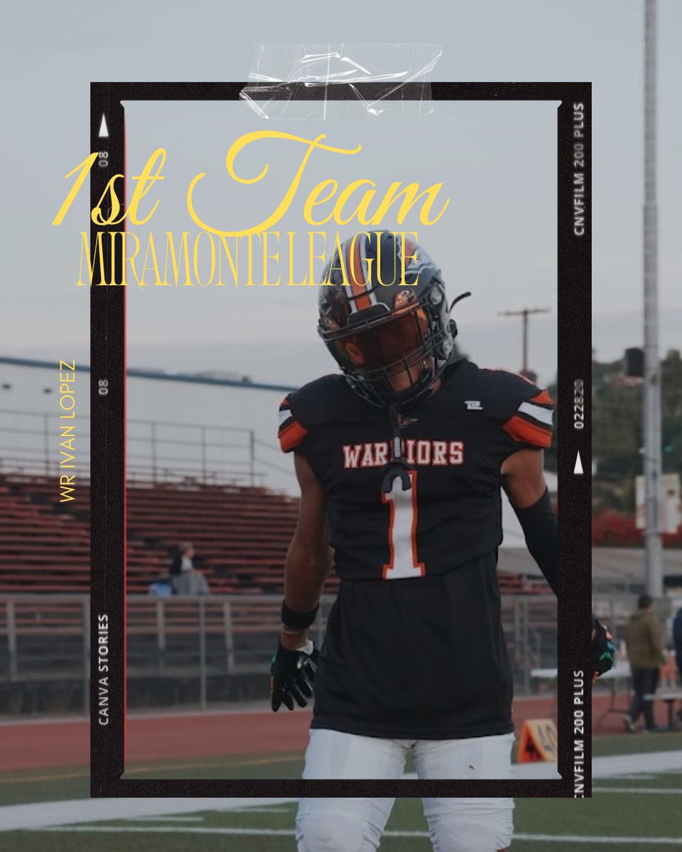 lapuentehighfb's tweet photo. Miramonte League First Team 

🌉 WR Ivan Lopez
🌉 RB  Aaron Silva https://t.co/F4UVRBODZ8