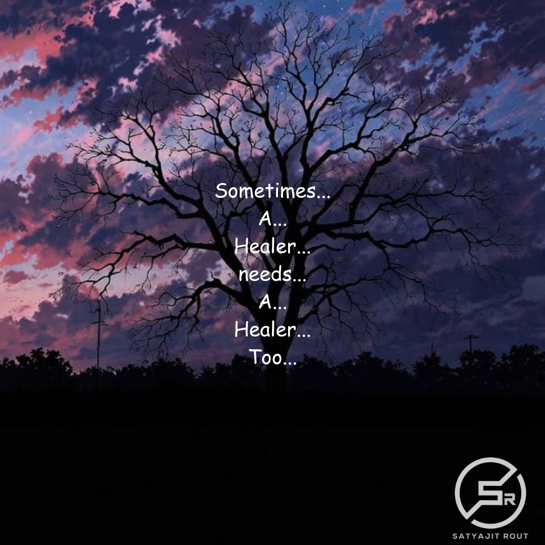 satyajitrout1's tweet image. #healer