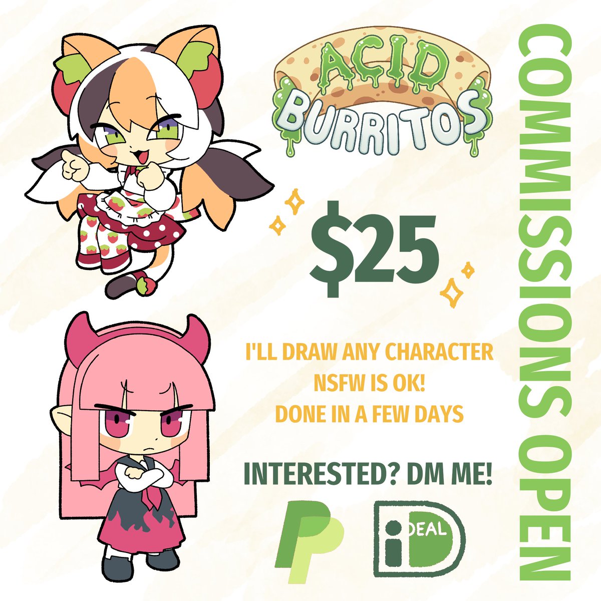 opening emergency commissions because i'm running short to pay my exam fees and medical bills, any support is greatly appreciated!