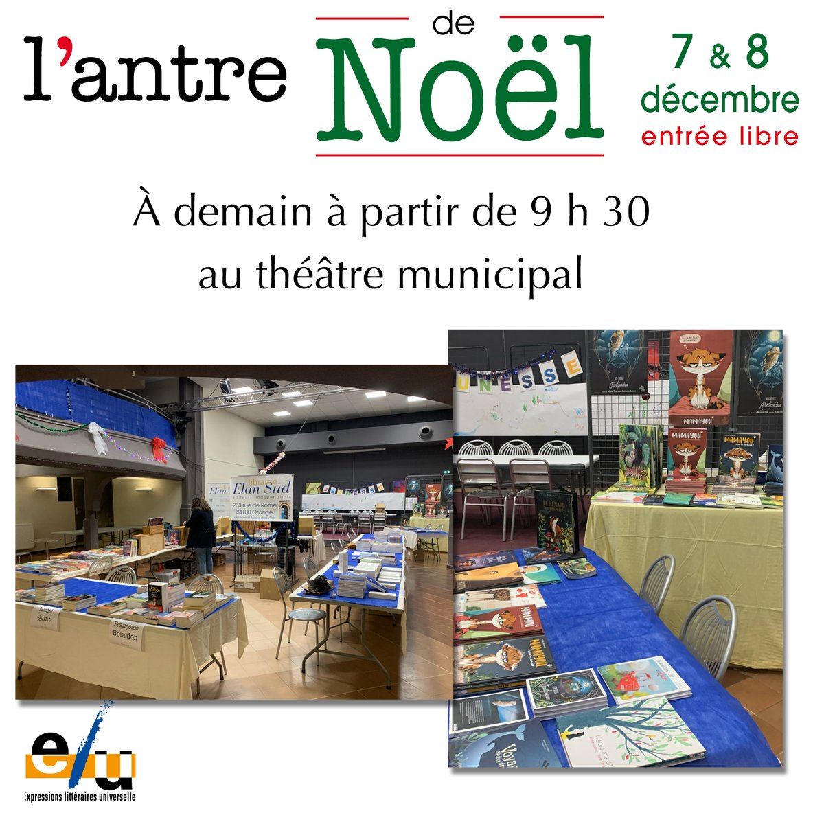 Installation, décoration, petites attentions… tout est prêt pour ces deux jours de préparation de Noël avec tous les livres dont vous avez envie, que vous avez envie d'offrir ou tout simplement… de lire !
#salondulivre #noel2024 #livre #livreaddict #lantredeslivres #booklovers