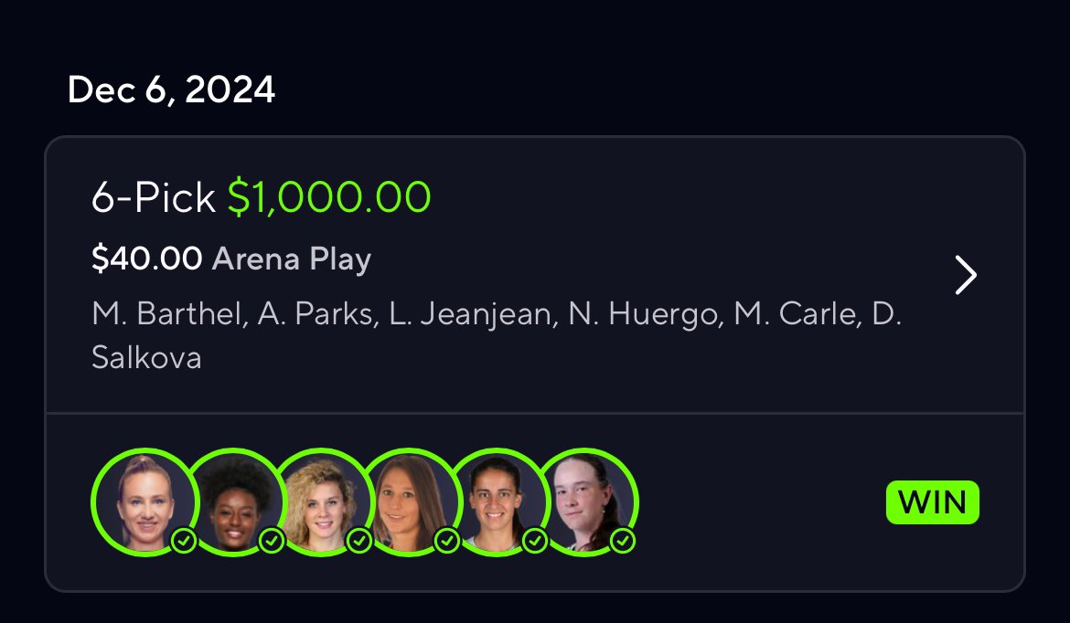 Audamaur01's tweet photo. Another 6-Man Bang🤝💰 Happen it be in Arena Stare I guess when I submitted last night #PrizePicks #prizepicks #PrizePicks1000X #GamblingTwitter #gamblingtwitter https://t.co/2E3SSsNLyn